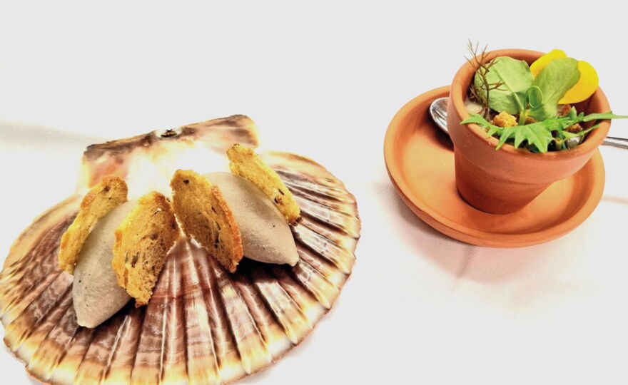 Dessertteller im Belvedere